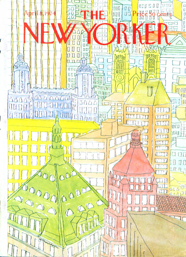 New Yorker Cover by Raymond Davidson